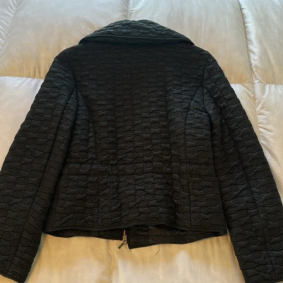 DKNY black quilted jacket/lightweight coat sz XS - Picture 7 of 10